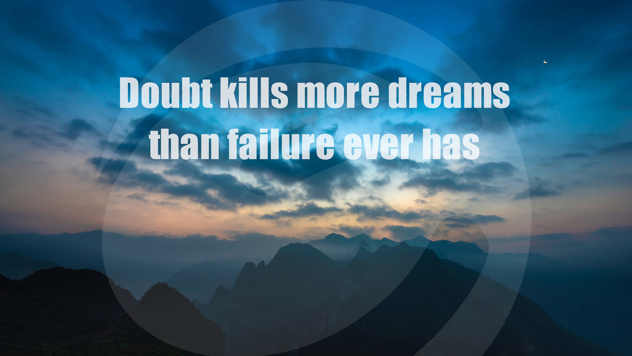 Doubt Kills Dreams Failure Quote6335018760